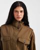 ASOS DESIGN ASOS DESIGN cotton four pocket parka jacket in khaki-Green - 4