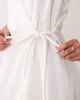 ASOS DESIGN ASOS DESIGN cotton linen halterneck wrap maxi sundress in cream-White - 2