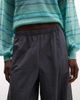 ASOS DESIGN ASOS DESIGN cotton nylon blend pull on balloon pants in charcoal-Gray - 4