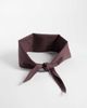 ASOS DESIGN ASOS DESIGN cotton triangle neck scarf in brown - 1