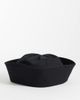 ASOS DESIGN ASOS DESIGN cotton turn back boater hat in black - 1