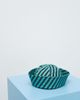 ASOS DESIGN ASOS DESIGN cotton turn back boater hat in green stripe - 2