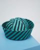 ASOS DESIGN ASOS DESIGN cotton turn back boater hat in green stripe - 3