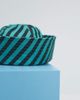 ASOS DESIGN ASOS DESIGN cotton turn back boater hat in green stripe - 4