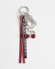 ASOS DESIGN ASOS DESIGN cowboy boot and cherry charm carabiner jeans clip in red-Multi - 1
