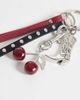 ASOS DESIGN ASOS DESIGN cowboy boot and cherry charm carabiner jeans clip in red-Multi - 2