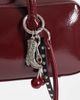 ASOS DESIGN ASOS DESIGN cowboy boot and cherry charm carabiner jeans clip in red-Multi - 3