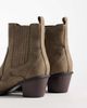 ASOS DESIGN ASOS DESIGN cowboy chelsea boots in taupe suedette with cuban heels-Neutral - 2