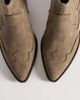 ASOS DESIGN ASOS DESIGN cowboy chelsea boots in taupe suedette with cuban heels-Neutral - 3