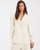 ASOS DESIGN ASOS DESIGN cowl back blazer in ivory-White - 2