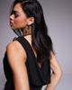 ASOS DESIGN ASOS DESIGN cowl neck wide leg jumpsuit with gold hardware in black - 2