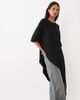 ASOS DESIGN ASOS DESIGN crew neck asymmetric ruffle hem top in black - 2