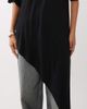 ASOS DESIGN ASOS DESIGN crew neck asymmetric ruffle hem top in black - 3