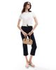ASOS DESIGN ASOS DESIGN crew neck short sleeve cardigan in cream-White - 2