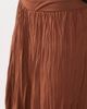 ASOS DESIGN ASOS DESIGN crinkle balloon pants in brown - part of a set - 4