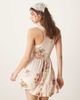 ASOS DESIGN ASOS DESIGN crinkle scoop neck tiered mini dress in vintage floral print-Multi - 2