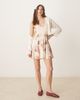 ASOS DESIGN ASOS DESIGN crinkle scoop neck tiered mini dress in vintage floral print-Multi - 4