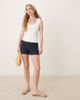 ASOS DESIGN ASOS DESIGN crinkle short in navy blue-Yellow - 1