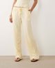 ASOS DESIGN ASOS DESIGN crinkle wide leg drawstring pants in butter yellow - part of a set-Orange - 2