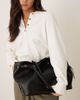ASOS DESIGN ASOS DESIGN croc belted tote bag in black - 3