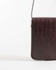 ASOS DESIGN ASOS DESIGN croc crossbody bag in brown - 3