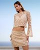 ASOS DESIGN ASOS DESIGN crochet floral sequin mini skirt in cream - part of a set-White - 2