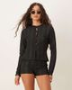 ASOS DESIGN ASOS DESIGN crochet frill micro shorts in black - part of a set - 1