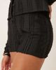 ASOS DESIGN ASOS DESIGN crochet frill micro shorts in black - part of a set - 2