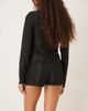 ASOS DESIGN ASOS DESIGN crochet frill micro shorts in black - part of a set - 4