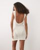 ASOS DESIGN ASOS DESIGN crochet knit cotton blend shift dress in ecru-White - 2