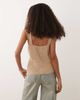 ASOS DESIGN ASOS DESIGN crochet knit halter top with hardware trim in mocha-Neutral - 4