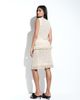 ASOS DESIGN ASOS DESIGN crochet knit midi skirt with fringe in ecru - part of a set-White - 3