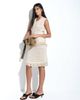 ASOS DESIGN ASOS DESIGN crochet knit midi skirt with fringe in ecru - part of a set-White - 4