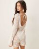 ASOS DESIGN ASOS DESIGN crochet knit romper in ecru-White - 4