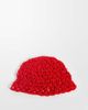 ASOS DESIGN ASOS DESIGN crochet knit skull cap in red - 1