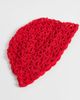 ASOS DESIGN ASOS DESIGN crochet knit skull cap in red - 2