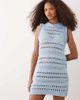 ASOS DESIGN ASOS DESIGN crochet knit summer dress in ecru-Blue - 2