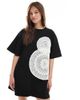 ASOS DESIGN ASOS DESIGN crochet T-shirt mini dress in black - 1