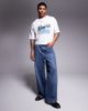 ASOS DESIGN ASOS DESIGN cropped oversized t-shirt with sailing graphic in white - 4