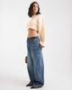 ASOS DESIGN ASOS DESIGN cropped sweater with wide rib knit-White - 3