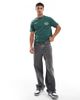 ASOS DESIGN ASOS DESIGN cropped t-shirt with athletic embroidery in green - 4