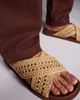 ASOS DESIGN ASOS DESIGN cross over sandals in natural weave-Neutral - 2