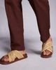 ASOS DESIGN ASOS DESIGN cross over sandals in natural weave-Neutral - 3