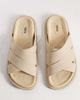 ASOS DESIGN ASOS DESIGN cross over strap sandals in stone-Neutral - 4