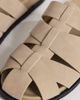 ASOS DESIGN ASOS DESIGN cross over strap sandals with buckle detailing in stone-Neutral - 2