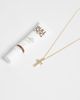 ASOS DESIGN ASOS DESIGN cross pendant necklace in gold - 2