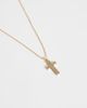 ASOS DESIGN ASOS DESIGN cross pendant necklace in gold - 3