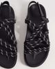 ASOS DESIGN ASOS DESIGN cross strap rope sandals in black - 3