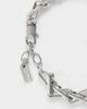 ASOS DESIGN ASOS DESIGN crossed links chain bracelet in silver tone - 3