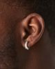 ASOS DESIGN ASOS DESIGN crystal hoop earrings in silver - 1